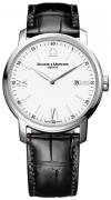 Baume & Mercier Miesten kello M0A10379 Classima Hopea/Nahka Ø42