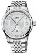 Oris Miesten kello 01 733 7594 4031-07 8 20 61 Culture Hopea/Teräs