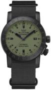 Glycine Miesten kello GL0492 Airman Vihreä/Tekstiili Ø42 mm