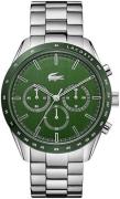 Lacoste Miesten kello 2011080 Vihreä/Teräs Ø42 mm