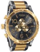 Nixon Miesten kello A083595-00 Musta/Teräs Ø52 mm