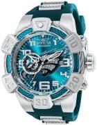 Invicta Miesten kello 35784 Nfl Sininen/Hiilikuitua Ø52 mm