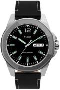 Timex Miesten kello TW2U14900 Essex Musta/Nahka Ø44 mm