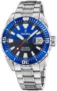 Festina Miesten kello F20669-1 Diver Monivärinen/Teräs Ø44 mm