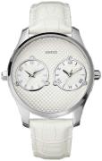 Guess Miesten kello W80043G1 Trend Valkoinen/Nahka Ø44 mm