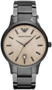 Emporio Armani Miesten kello AR11120 Dress Beige/Teräs Ø44.4 mm