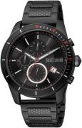 Just Cavalli Miesten kello JC1G166M0065 Sport Musta/Teräs Ø44 mm