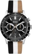 Hugo Boss Miesten kello 1513963 Allure Musta/Nahka Ø44 mm