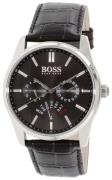 Hugo Boss Heritage Miesten kello 1513124 Musta/Nahka Ø43 mm