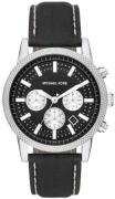 Michael Kors Hutton Miesten kello MK8956 VALUE_INKNOWN Musta/Nahka