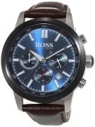 Hugo Boss Racing Miesten kello 1513187 Sininen/Nahka Ø44 mm