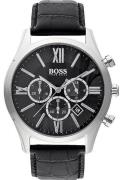 Hugo Boss Ambassador Miesten kello 1513194 Musta/Nahka Ø43.5 mm