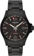 Longines Conquest V.H.P. Miesten kello L3.728.2.66.6 Musta/Teräs