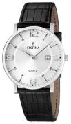 Festina Classic Miesten kello F16476-3 Hopea/Nahka Ø40 mm