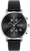 Hugo Boss 99999 Miesten kello 1513777 Musta/Nahka Ø43 mm