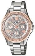 Casio Sheen Naisten kello SHE-3504SG-7AUER Hopea/Teräs Ø34.8 mm