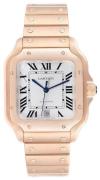 Cartier Santos De Cartier Miesten kello WGSA0007 Valkoinen/18K