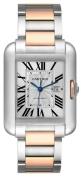 Cartier Tank Anglaise Naisten kello W5310037 Hopea/18K punakultaa