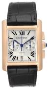 Cartier Tank Mc Miesten kello W5330005 Hopea/Nahka