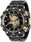 Invicta Nfl Miesten kello 36171 Musta/Teräs Ø51 mm