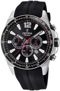 Festina Sport Miesten kello F20376-3 Musta/Kumi Ø47 mm