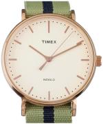 Timex 99999 Miesten kello ABT526 Valkoinen/Tekstiili Ø41 mm