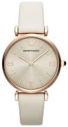 Emporio Armani Classic Naisten kello AR1769 Beige/Nahka Ø32 mm