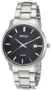 Seiko Dress Miesten kello SUR195P1 Musta/Teräs Ø41 mm