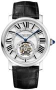 Cartier Rotonde De Cartier Miesten kello W1556216 Hopea/Nahka Ø40 mm