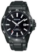 Pulsar Sport Miesten kello PS9461X1 Musta/Teräs Ø43 mm