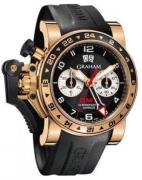 Graham Chronofighter Oversize Miesten kello 2OVGR.B21A Musta/Kumi