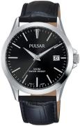 Pulsar Miesten kello PS9457X1 Classic Musta/Nahka Ø38 mm