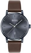 Hugo Boss Miesten kello 1513791 Confidence Sininen/Nahka Ø42 mm