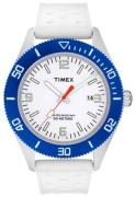 Timex Miesten kello T2N535 Valkoinen/Kumi Ø44 mm