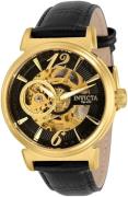 Invicta Miesten kello 30463 Objet D Art Musta/Nahka Ø41 mm