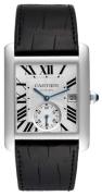 Cartier Miesten kello W5330003 Tank MC Hopea/Nahka