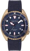 Nautica Miesten kello NAPHAS903 Sininen/Nahka Ø45 mm