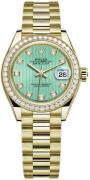 Rolex Naisten kello 279138RBR-0025 Lady-Datejust 28 Vihreä/18K