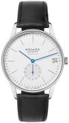 Nomos Glashütte Miesten kello N-360 Orion Valkoinen/Nahka Ø41 mm