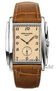 Patek Philippe Miesten kello 5124G/001 Gondolo Art Deco Pinkki/Nahka