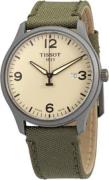 Tissot Miesten kello T116.410.37.267.00 Xl Beige/Nahka Ø42 mm