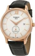 Tissot Miesten kello T063.428.36.038.00 Tradition Hopea/Nahka Ø40 mm