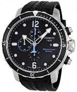 Tissot Miesten kello T066.427.17.057.00 Seastar Musta/Kumi Ø48 mm