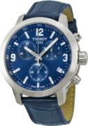 Tissot Miesten kello T055.417.16.047.00 PRC 200 Sininen/Nahka Ø42 mm