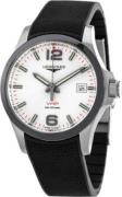 Longines Miesten kello L3.729.4.76.9 Conquest V.H.P. Hopea/Kumi Ø43