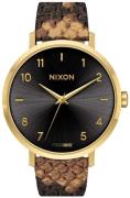 Nixon Naisten kello A10912891-00 Arrow Musta/Nahka