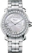 Chopard Naisten kello 278478-2002 Happy Sport Valkoinen/Teräs Ø36 mm