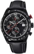 Festina Miesten kello F20344-3 Sport Musta/Nahka Ø44 mm