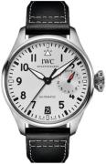 IWC Miesten kello IW501014 Big Pilot Hopea/Nahka Ø46.2 mm