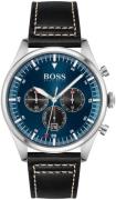 Hugo Boss Miesten kello 1513866 Pioneer Sininen/Nahka Ø44 mm